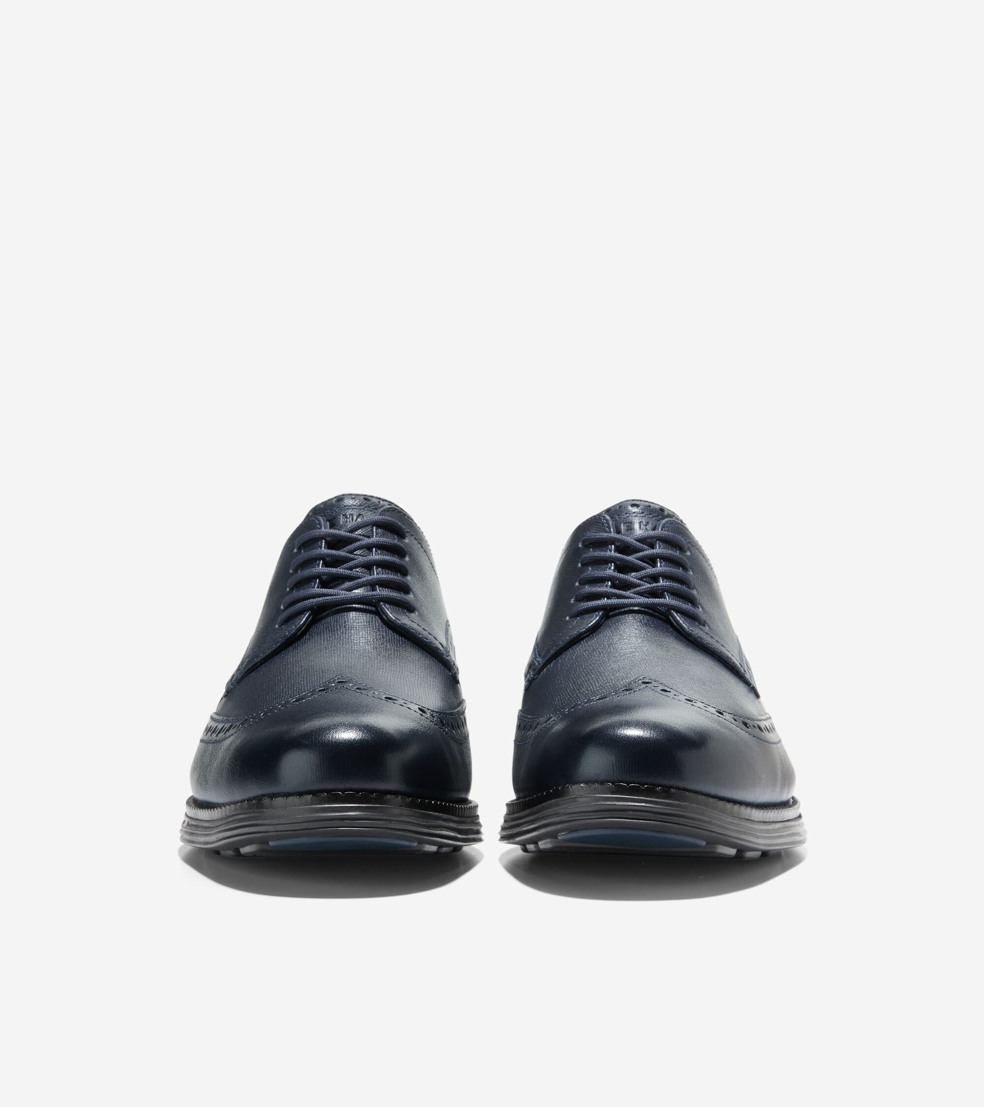 Cole haan original grand navy best sale wingtip oxfords